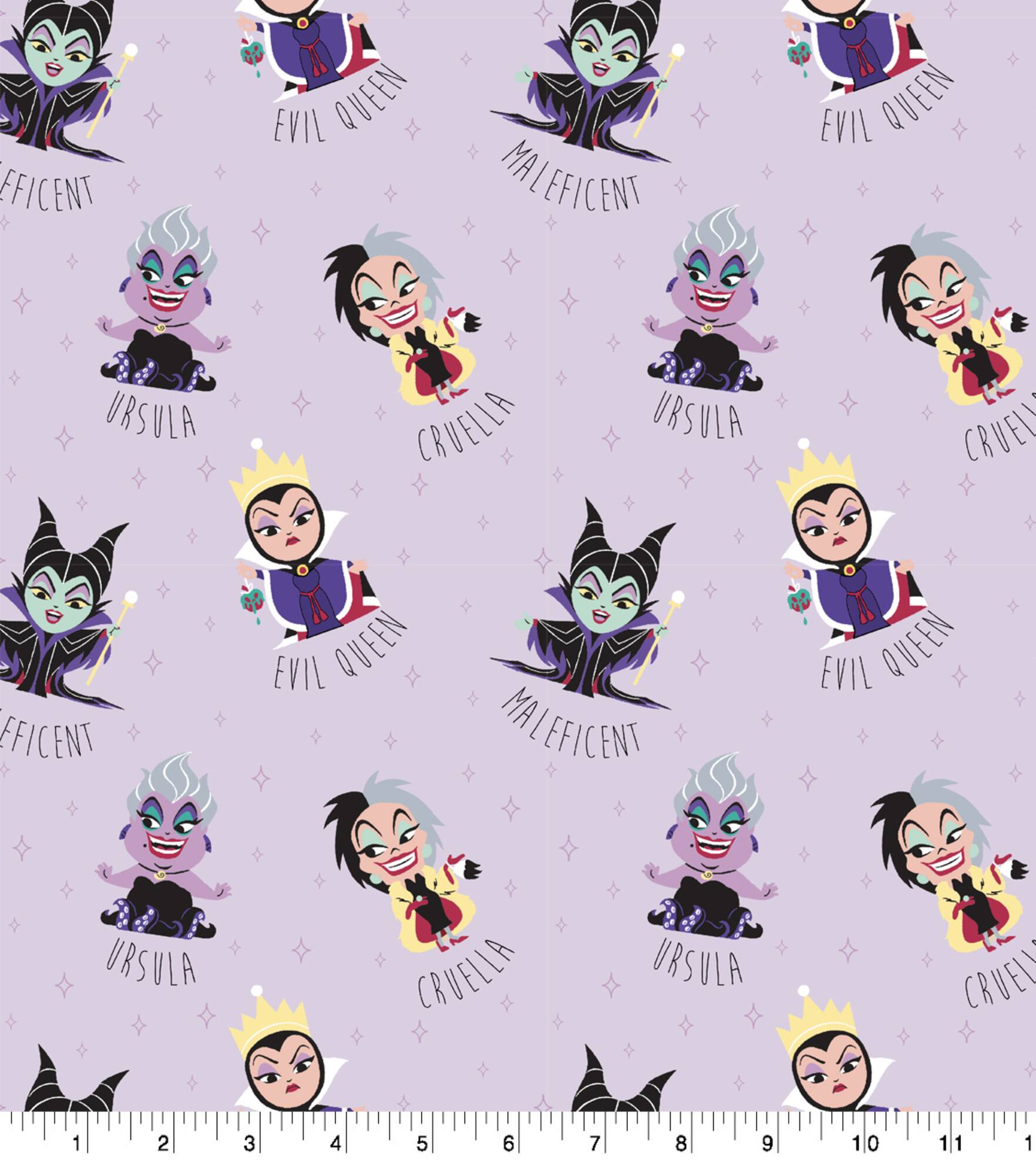 Disney® Villains Toss Cotton Fabric